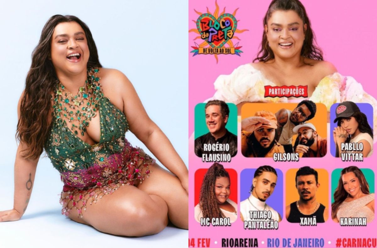 PRETA GIL JÁ TEM DATA MARCADA PARA A ESTREIA DO BLOCO NO CARNAVAL DO RIO